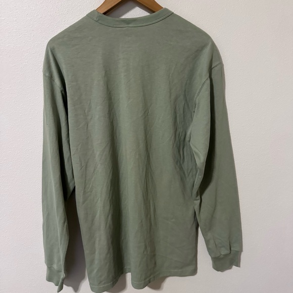 Nike Sportswear Premium Essentials Long Sleeve Crew Tee Loose Green 2024 NWT-S - Picture 2 of 12